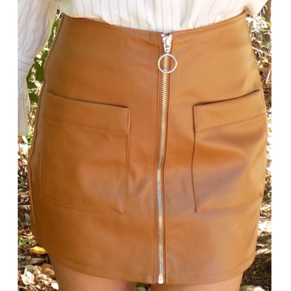 Zipper Skort